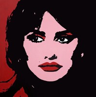 Richard Augustin, Penelope, 2021, akryl na plátně, 90 x 90 cm